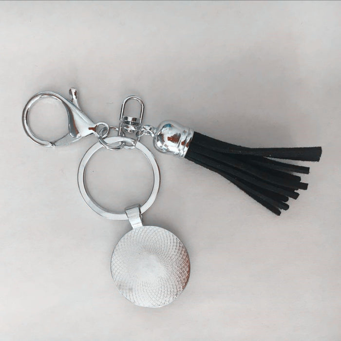 Wholesale Keychains Alloy Owl Time Stone Tassel JDC-KC-SongX032