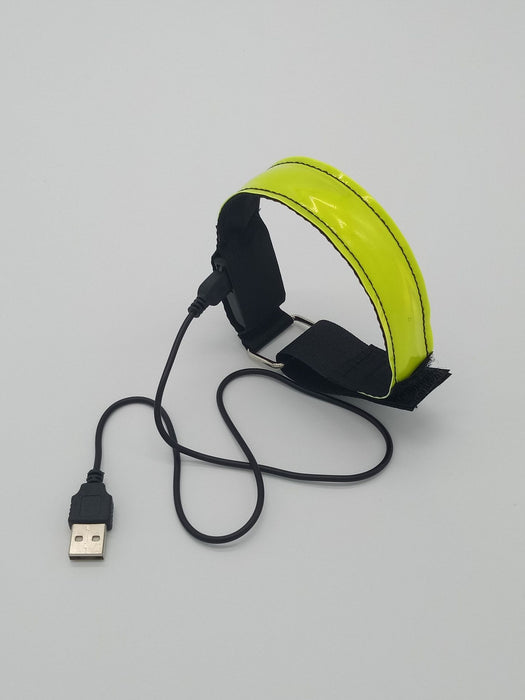 Cargo al por mayor de USB recargable LED Nylon Nylon Night Running Sports Outdoor Running Light JDC-FT-Xuand001