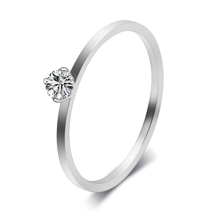 Wholesale Stainless Steel Diamond Rings JDC-RS-Zhongj020