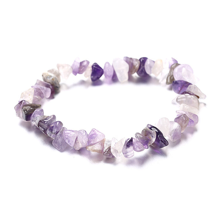 Wholesale Bracelet  Acrylic Natural Crystal Gravel MOQ≥2 JDC-BT-HanX001