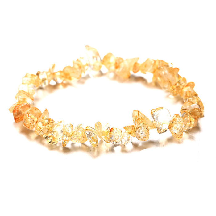 Wholesale Bracelet  Acrylic Natural Crystal Gravel MOQ≥2 JDC-BT-HanX001