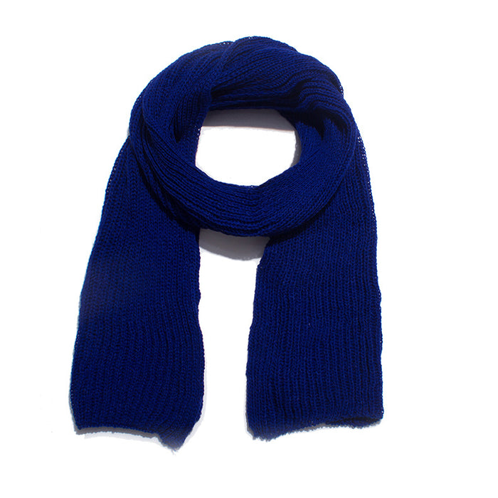 Wholesale Scarf Faux Wool Yarn Solid Color Shawl Winter Thickening Warm JDC-SF-Junhao005