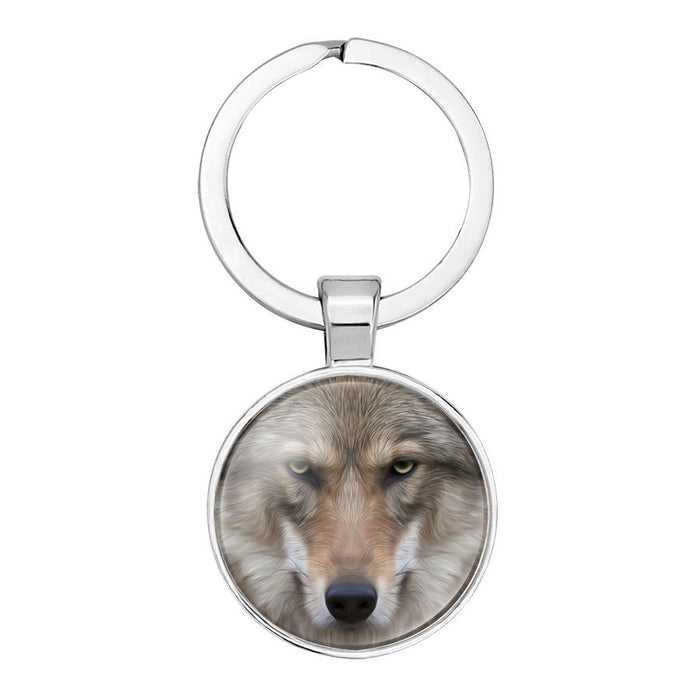 Wholesale Wolf Totem Alloy Keychain JDC-KC-NingX022