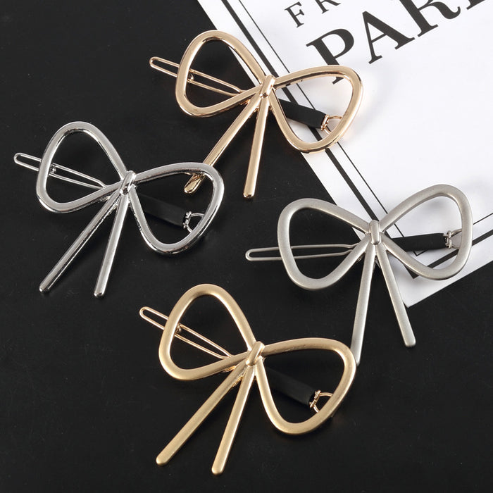 Wholesale Hair Clips Alloy Plating Bow JDC-HC-Jingjie020