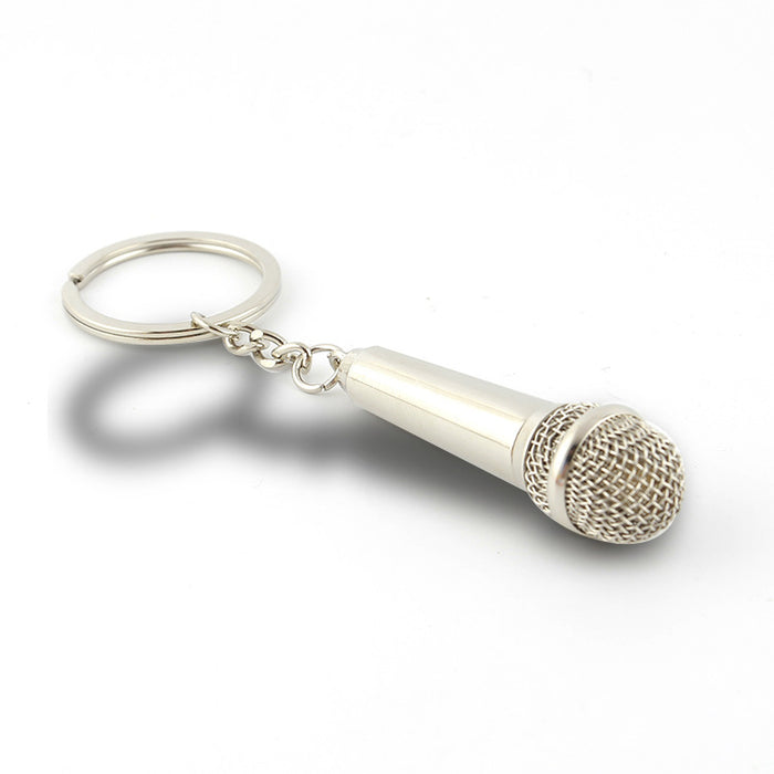 Wholesale Keychains Zinc Alloy Microphone JDC-KC-YuYue004