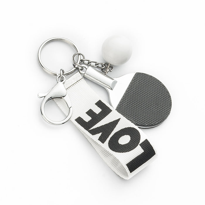 Wholesale souvenir keychain metal bag pendant MOQ≥3 JDC-KC-TongY001