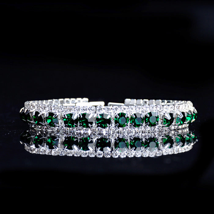 Wholesale Bracelet Alloy Bridal Full Diamond Bracelet JDC-BT-BiS032