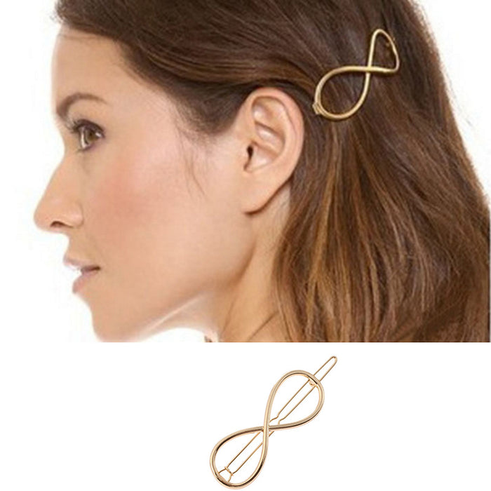 Wholesale Hair Clips Alloy Infinity Symbol JDC-HC-Jingjie014