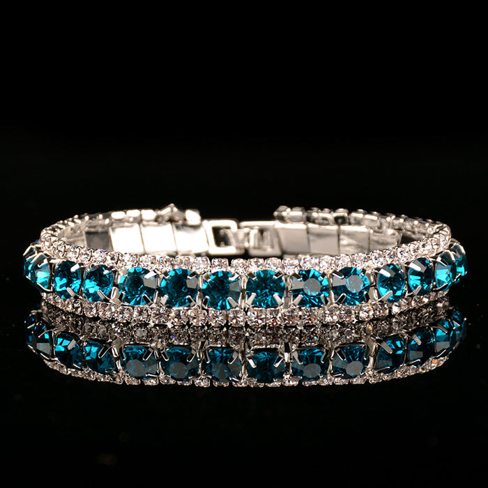 Wholesale Bracelet Alloy Bridal Full Diamond Bracelet JDC-BT-BiS032
