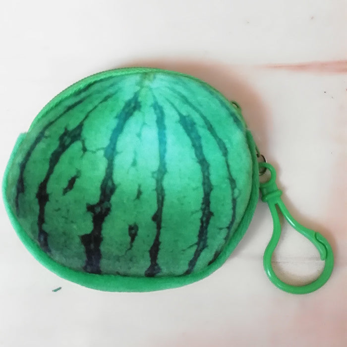Wholesale Simulation Fruit Hook Bag Throwing Plush Toys Children's Coin Purse JDC-WT-YueC005