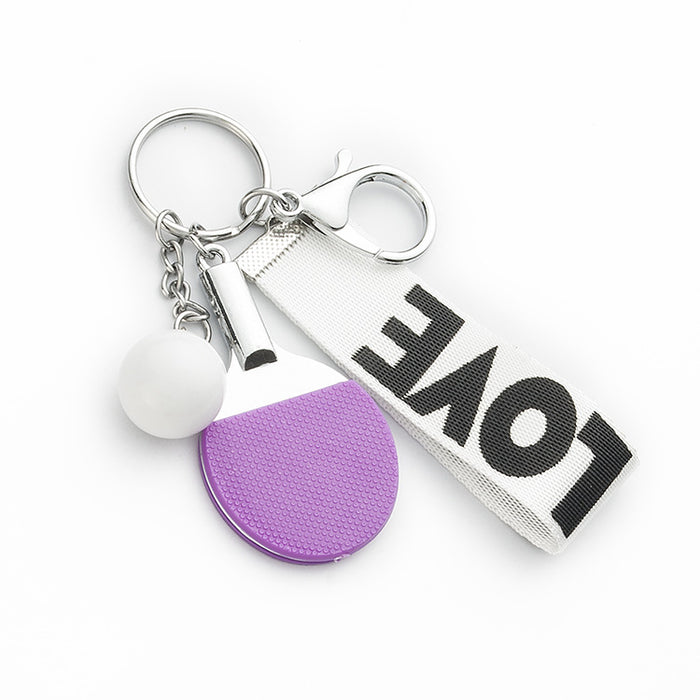 Wholesale souvenir keychain metal bag pendant MOQ≥3 JDC-KC-TongY001