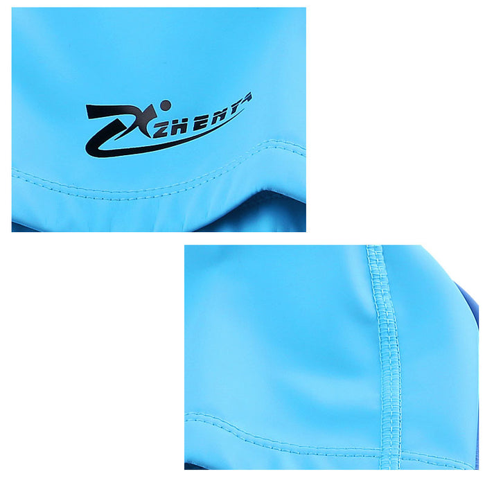 Wholesale Adult PU Coated Swimming Cap Solid Color Cloth Swimming Cap MOQ≥2 JDC-SC-YiN001