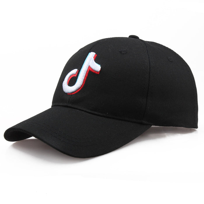 Wholesale Hat Long Strap Embroidered Peaked Cap Ladies Baseball Cap Outdoor Leisure MOQ≥2 JDC-FH-LanYin003