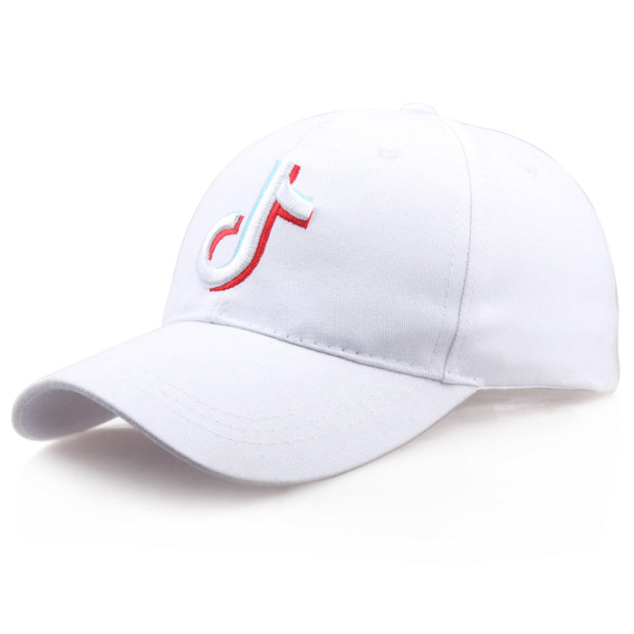 Wholesale Hat Long Strap Embroidered Peaked Cap Ladies Baseball Cap Outdoor Leisure MOQ≥2 JDC-FH-LanYin003