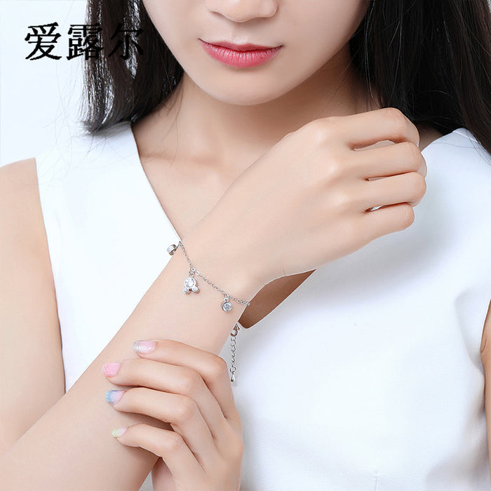 Wholesale ladies bracelet cartoon zircon crystal bracelet JDC-BT-DiL008
