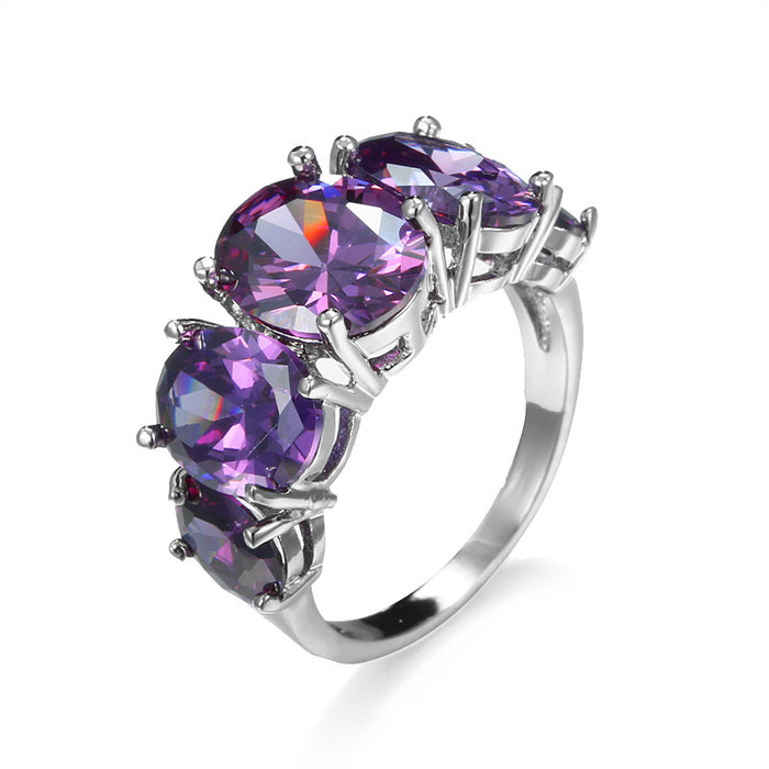 Wholesale Hand Jewelry Zircon Ring Jewelry JDC-RS-LongY019