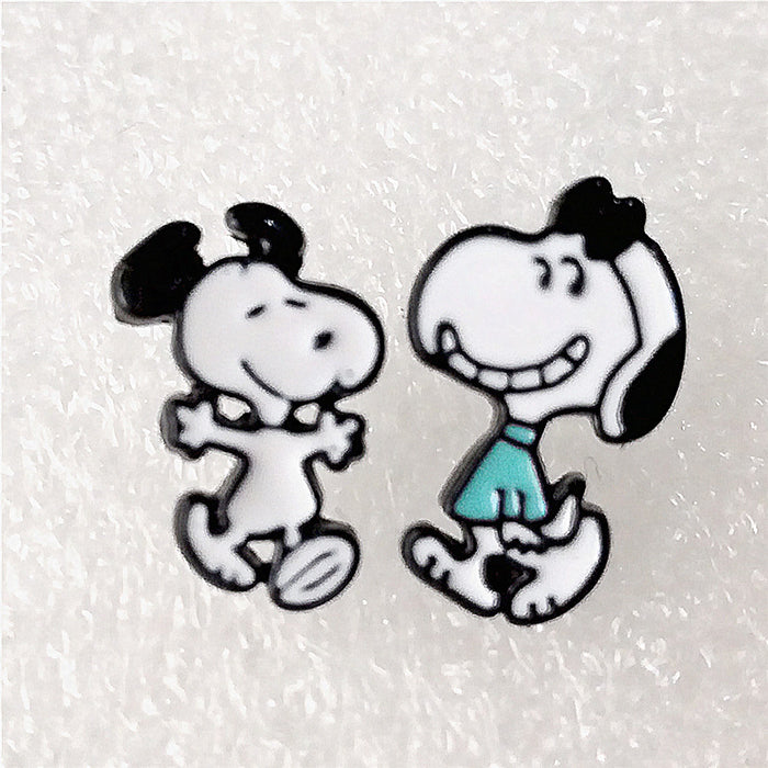 Wholesale Earrings Alloy Cartoon Peanuts MOQ≥2 JDC-ES-SYM004