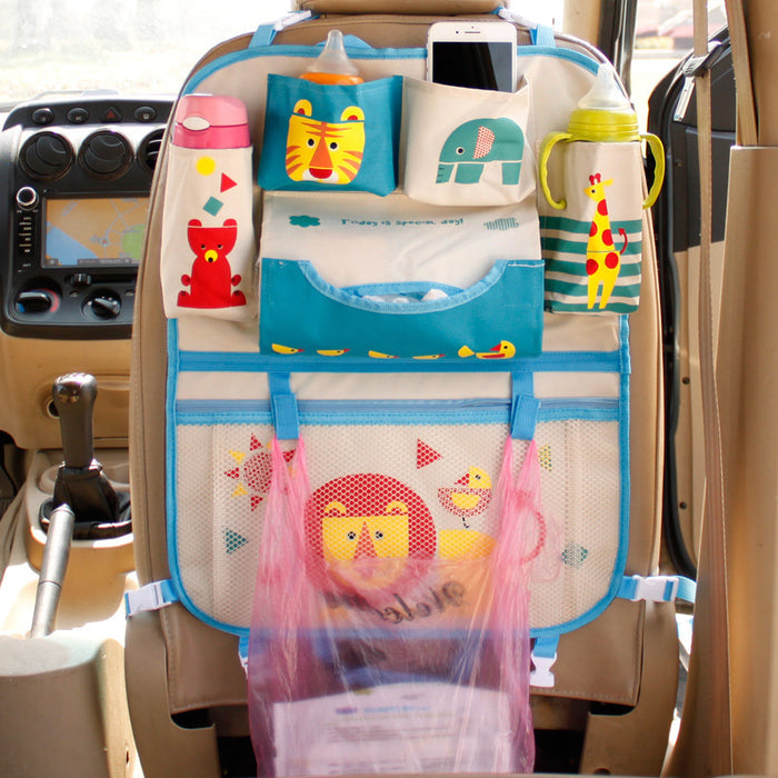 Wholesale Car Seat Strap Oxford Cloth Cartoon Multifunctional Storage Hanging Bag JDC-CA-Zhch004