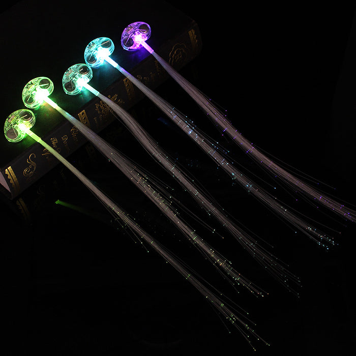 Wholesale LED Colorful Glowing Braid Fiber Braid Bars MOQ≥2 JDC-FT-QiaQ002