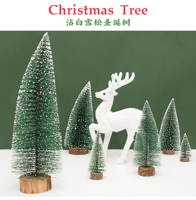 Wholesale Christmas Decoration Ornament White Christmas Pine Needle Tree JDC-DCN-HB011