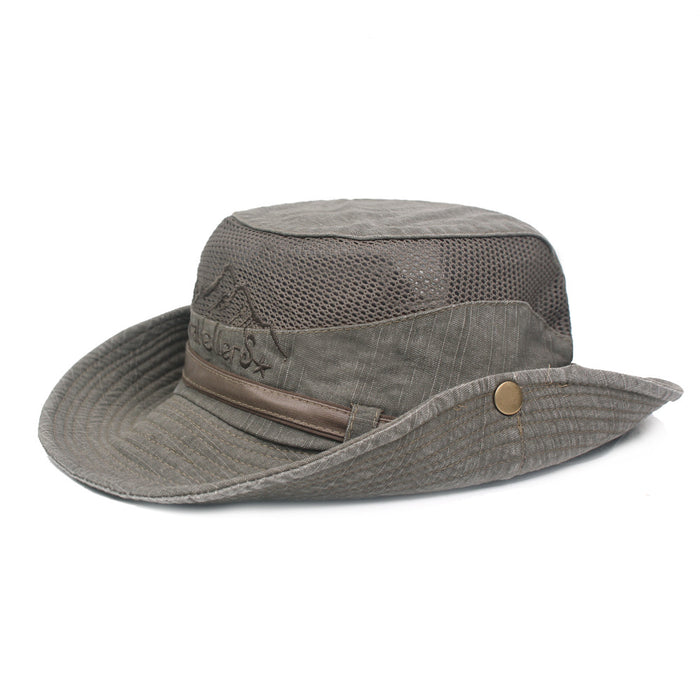 Sombrero al por mayor algodón de algodón de verano sombrero de cubo de sombra moq≥2 jdc-fh-xianj001