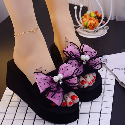 Jewelry WholesaleWholesale thick bottom outer wear high heel non-slip casual outdoor sandals JDC-SP-Lulu002 Slippers 鹿鹿 %variant_option1% %variant_option2% %variant_option3%  Factory Price JoyasDeChina Joyas De China