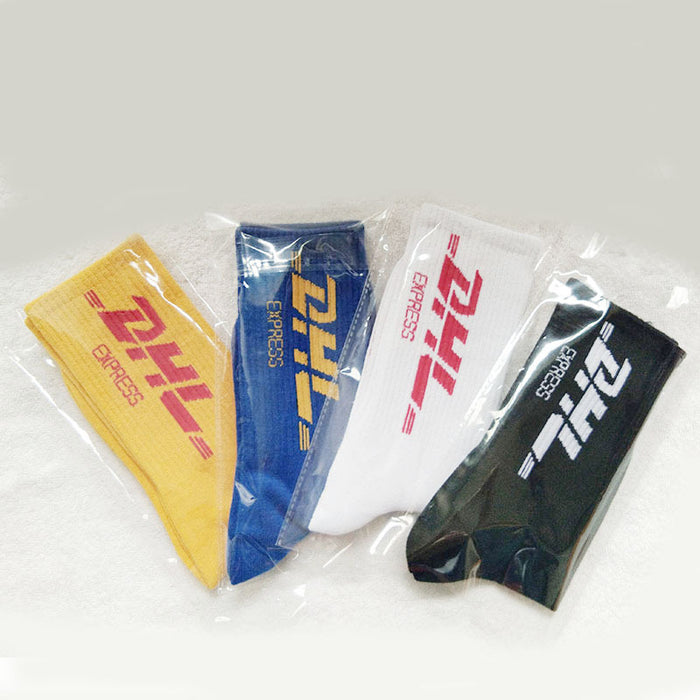 Wholesale Sock Cotton Mid Tube Sports Tide Brand Letter (F) MOQ≥3 JDC-SK-Liul001