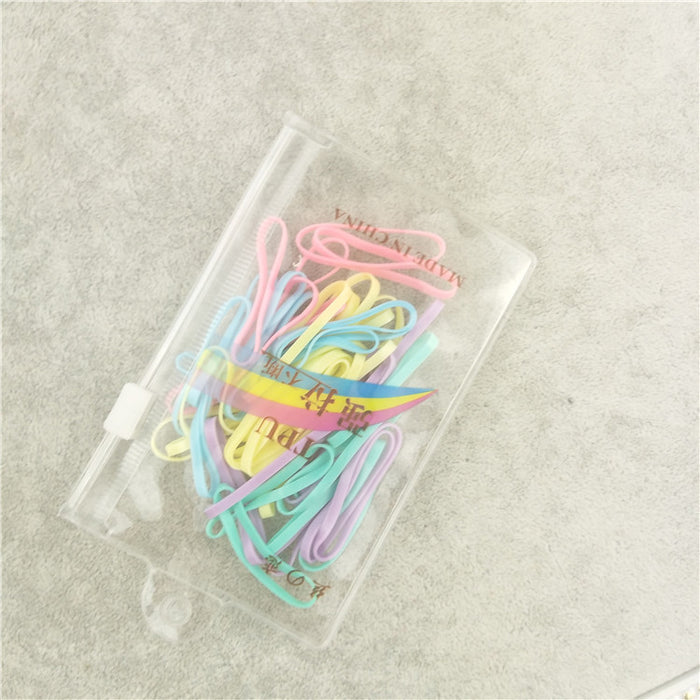 Wholesale Hair Scrunchies Colored rubber band braided hair circle JDC-HS-AnZhe010