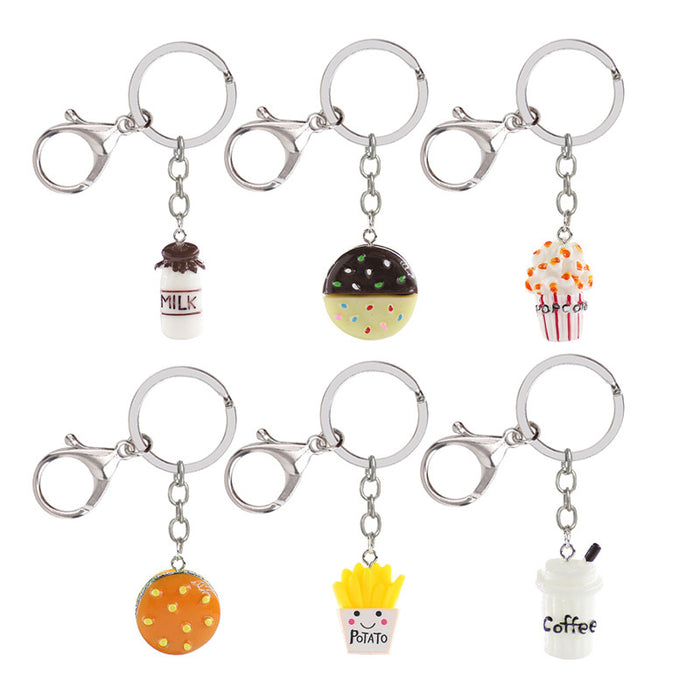 Wholesale Keychains Alloy Resin Food Cute JDC-KC-YouChi002