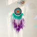 Jewelry WholesaleWholesale Color Feather Iron Hoop Leather Rope Woven Dreamcatcher JDC-DC-MGu026 Dreamcatcher 梦罟 %variant_option1% %variant_option2% %variant_option3%  Factory Price JoyasDeChina Joyas De China