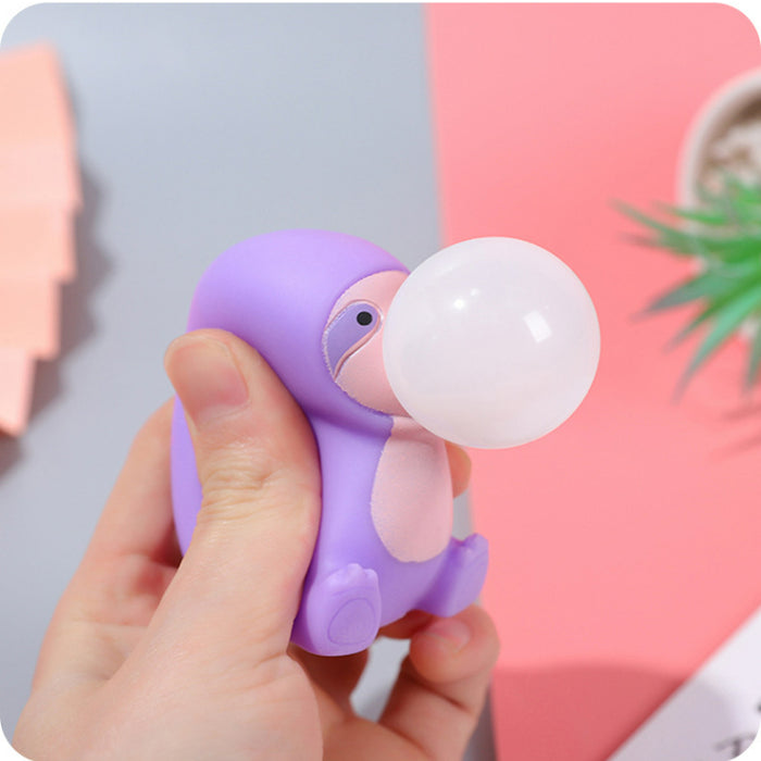 Wholesale fidgets toy PVC TPR spit bubble ball unzip halloween JDC-FT-ChuangX001