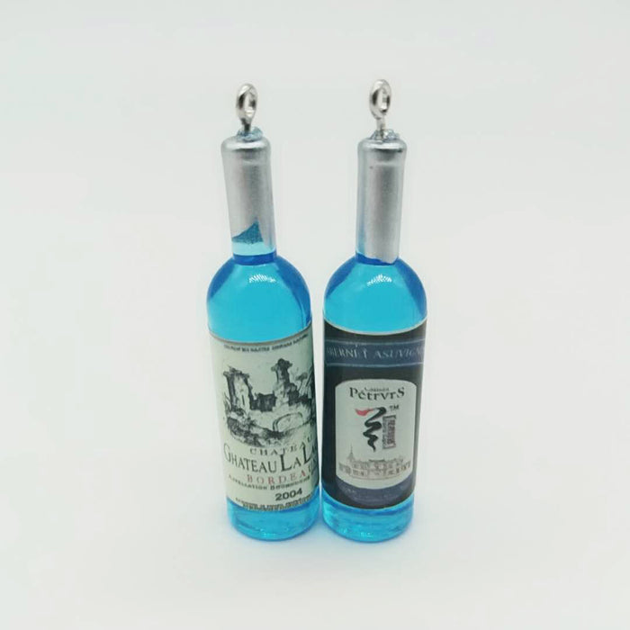Keholesale Keychain PVC Creative Simulation Mini Botella de vino JDC-KC-Xiangy021