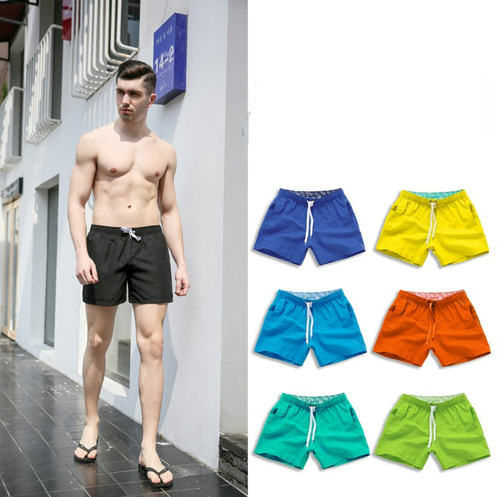Pantalones de surf para hombres de color sólido de color sólido al por mayor