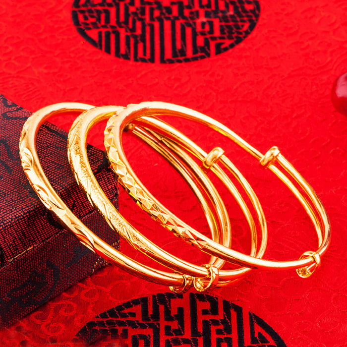 Wholesale Copper Gold Plated Bracelet JDC-BT-XinS003