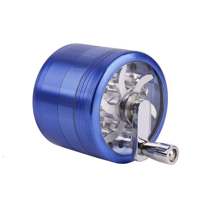 Wholesale hand crank smoke grinder abrader zinc alloy MOQ≥2 JDC-AB-KaiQ004