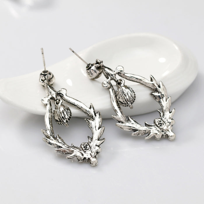 Jewelry WholesaleWholesale cutout engraved earrings JDC-ES-GSDB031 Earrings 丹比华比 %variant_option1% %variant_option2% %variant_option3%  Factory Price JoyasDeChina Joyas De China