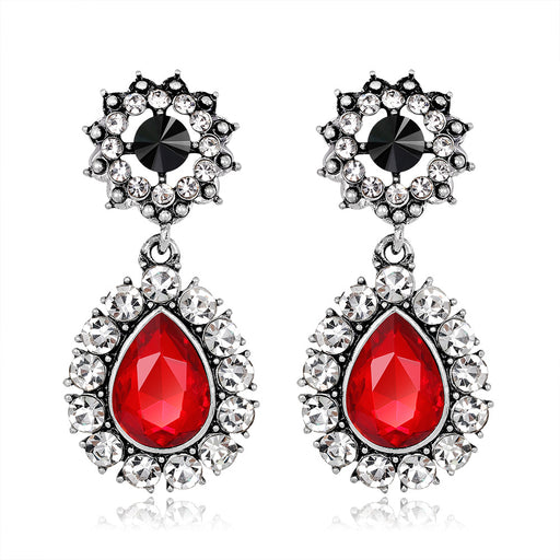 Jewelry WholesaleWholesale long vintage red alloy earrings JDC-ES-GSDB046 Earrings 丹比华比 %variant_option1% %variant_option2% %variant_option3%  Factory Price JoyasDeChina Joyas De China