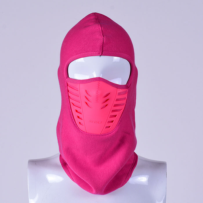 Wholesale Hat Polyester Thermal Mask Outdoor Face Guard Headgear MOQ≥2 JDC-FH-Yuantu001