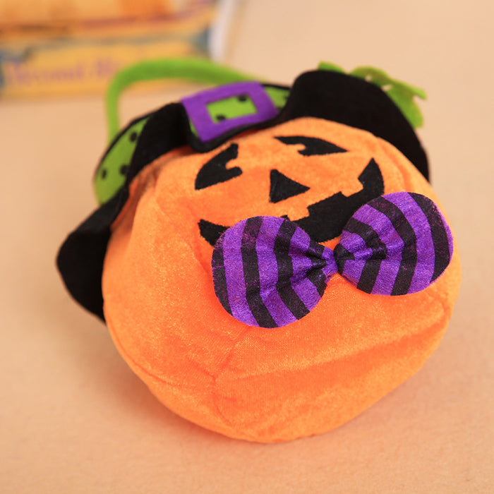 Wholesale Gift Bags Non Woven Halloween Witch Pumpkin Tote Candy Bag MOQ≥2 JDC-GB-MinG001