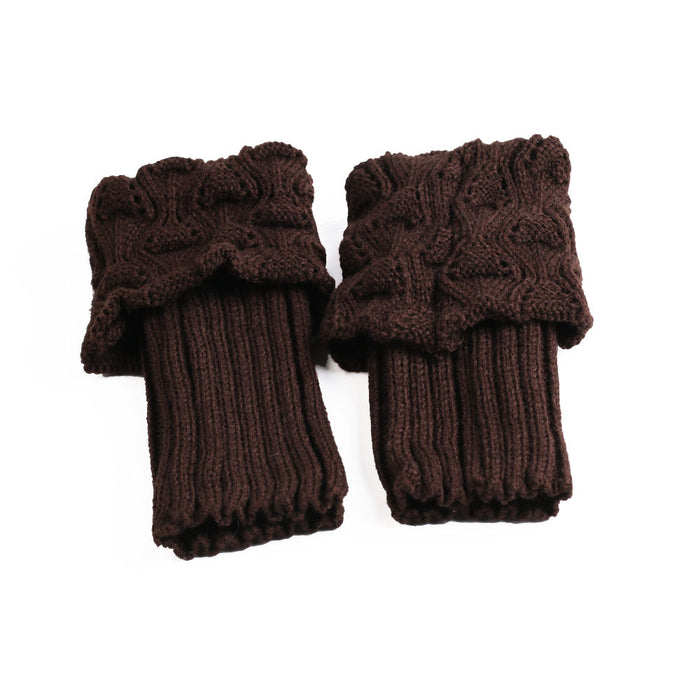 Wholesale Socks Acrylic Hollow Flip Short Leg Covers MOQ≥2 JDC-SK-XQ014