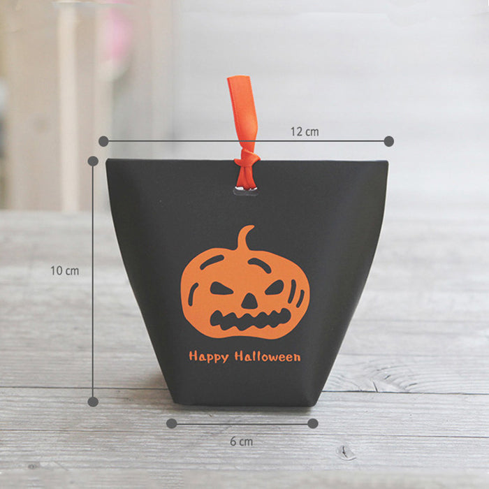Caja de dulces de calabaza de Halloween al por mayor Caja plegable MOQ≥20 JDC-JP-HUAIB003
