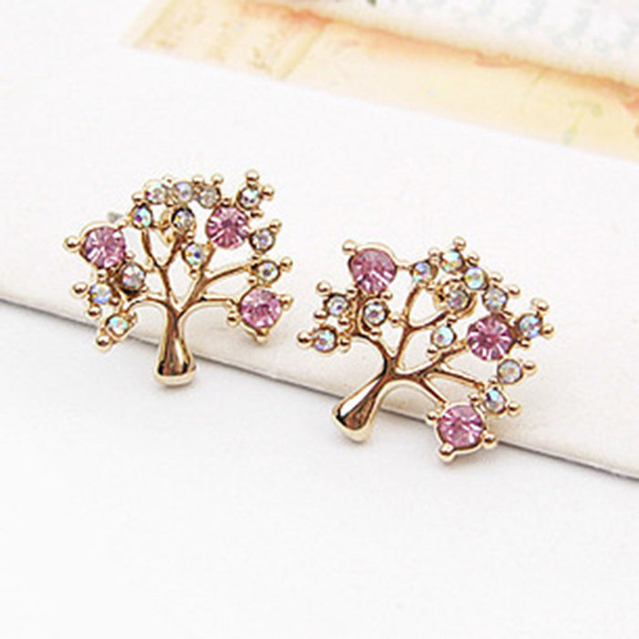 Wholesale Styling Jewelry Super Beautiful Colored Diamond Earrings JDC-ES-CM024