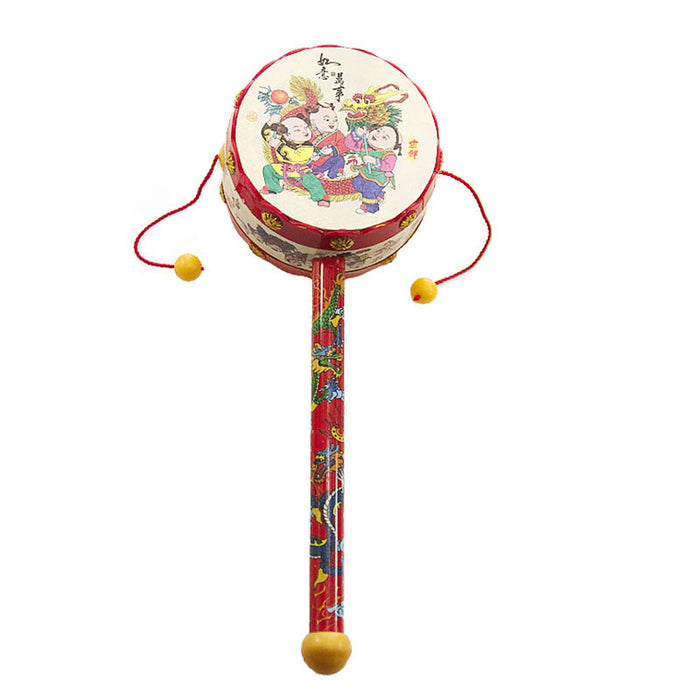 Wholesale high quality baby hand rattle 19cm environmentally friendly plastic JDC-FT-SUF012