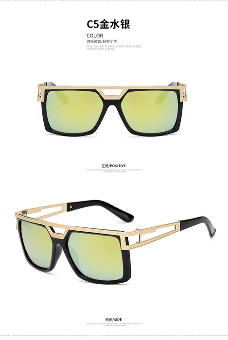 Wholesale Sunglasses PC Metal Street Retro JDC-SG-AiM002