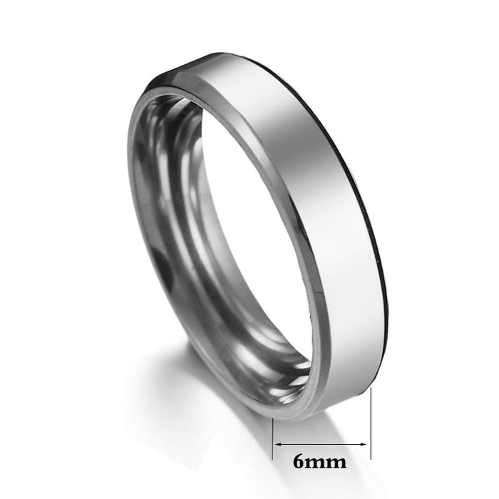 Wholesale Stainless Steel Tricolor Glossy Mirror Men's Ring JDC-RS-RXSFL018