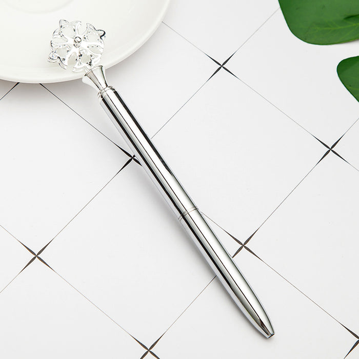 Pen de bolígrafo de metal de diamante grande al por mayor MOQ≥2 JDC-BP-Huah070