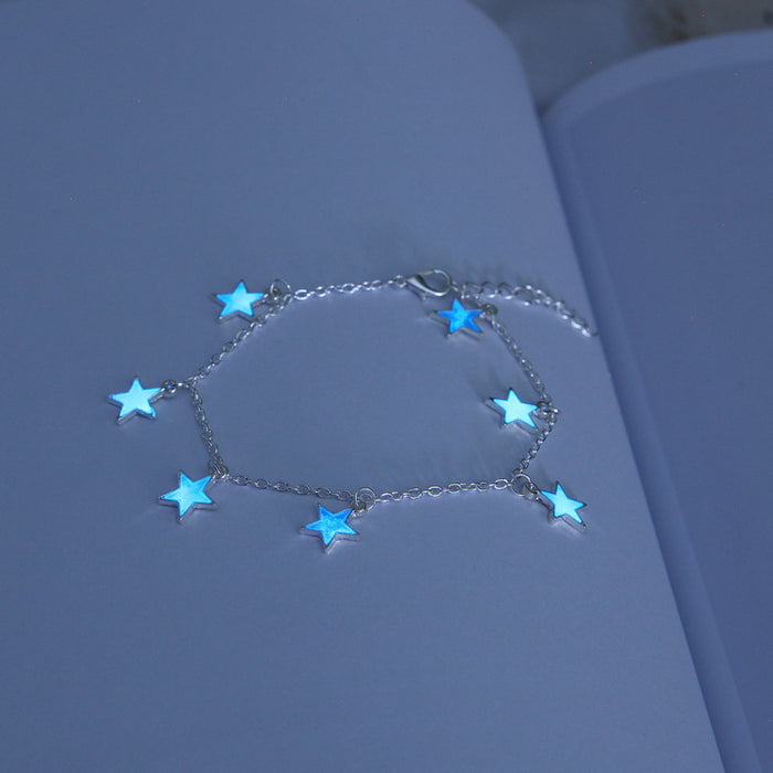 Wholesale beach wind blue pentagram jewelry JDC-AS-YouM001