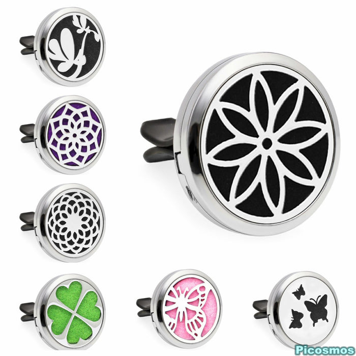 Wholesale Car Accessories Alloy Hollow Outlet Perfume Clip JDC-CA-Boshi018