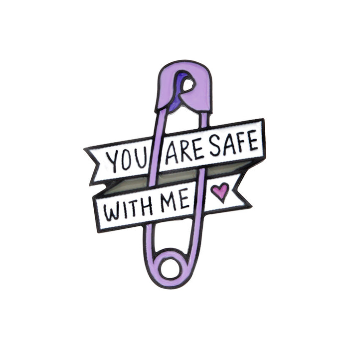 Wholesale you are saf with me purple safety JDC-BC-QiH018