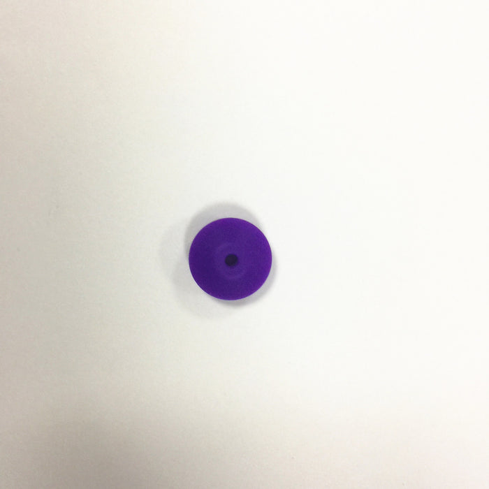 Wholesale DIY Silicone Beads Candy Color 12MM Flat MOQ≥50 JDC-DIY-BangX004